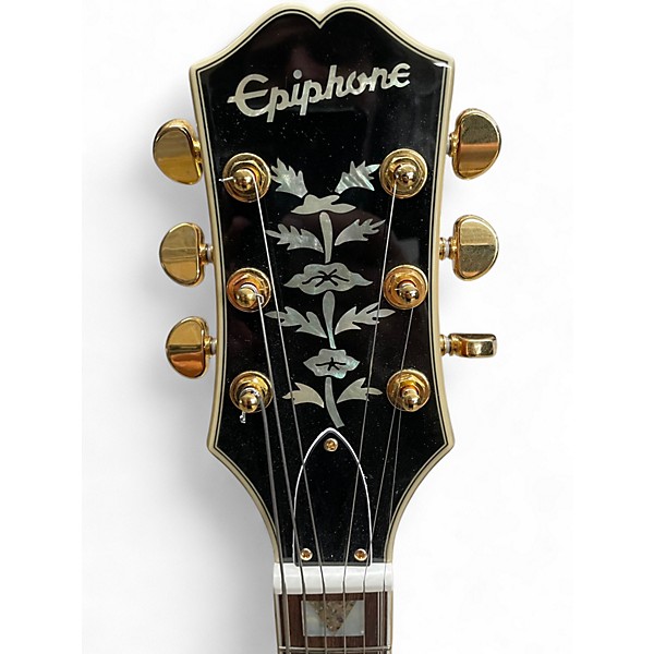 Used Epiphone Sheraton Vintage Sunburst Hollow Body Electric Guitar