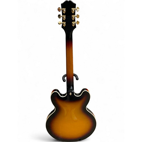 Used Epiphone Sheraton Vintage Sunburst Hollow Body Electric Guitar