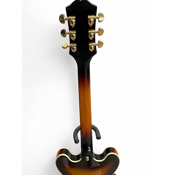 Used Epiphone Sheraton Vintage Sunburst Hollow Body Electric Guitar