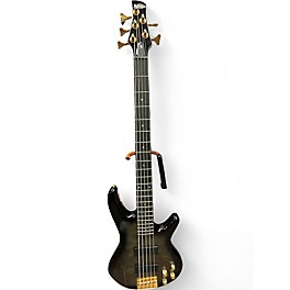 Used Ibanez GSR205 5 String Transparent Pale Black Burst Electric Bass Guitar