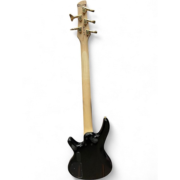 Used Ibanez GSR205 5 String Transparent Pale Black Burst Electric Bass Guitar