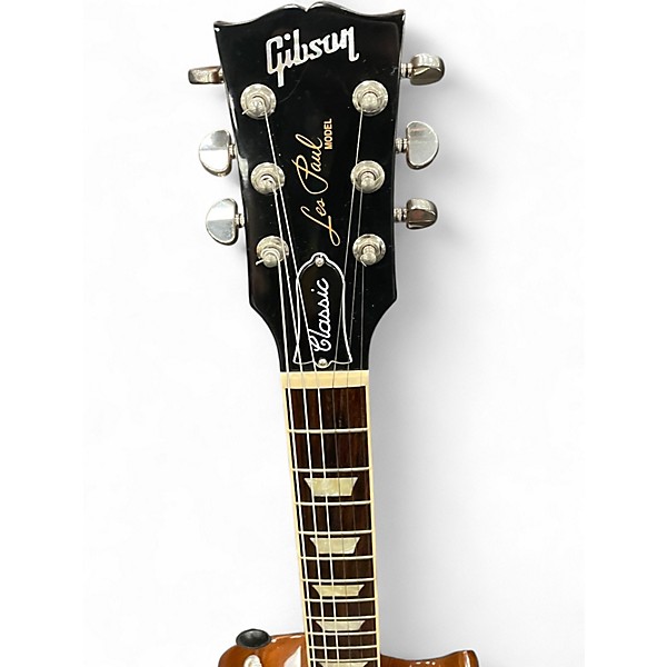 Used Gibson Les Paul Classic Honey Burst Solid Body Electric Guitar
