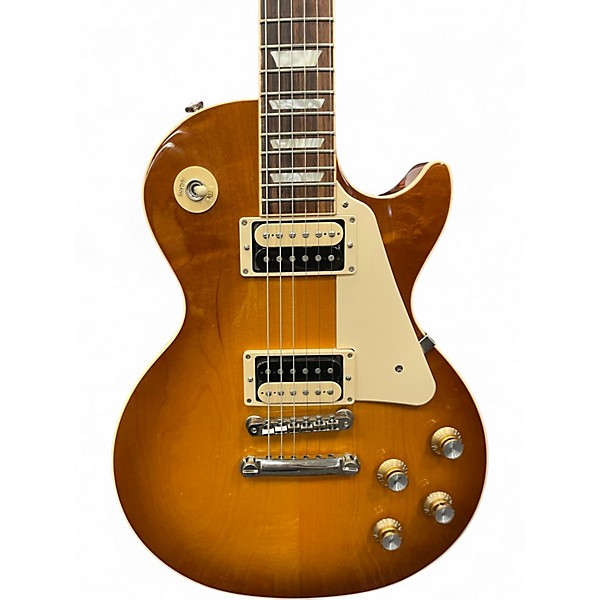 Used Gibson Les Paul Classic Honey Burst Solid Body Electric Guitar