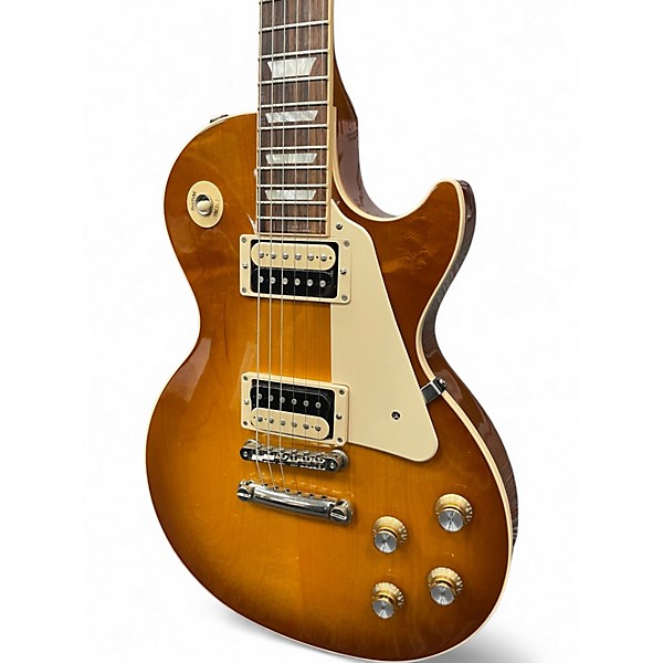 Used Gibson Les Paul Classic Honey Burst Solid Body Electric Guitar