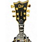 Used ESP EC1000 Deluxe BLACK WITH GOLD BINDING Solid Body Electric Guitar
