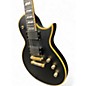 Used ESP EC1000 Deluxe BLACK WITH GOLD BINDING Solid Body Electric Guitar