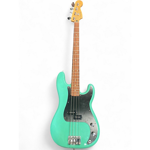 Used 2023 Fender PLAYER P BASS PF SFMG Seafoam Green Electric Bass Guitar