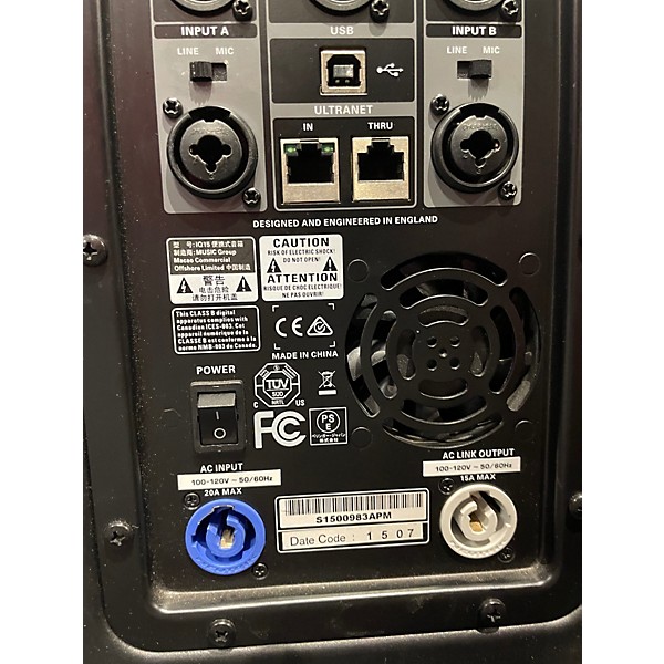Used Turbosound IQ15 Powered Speaker