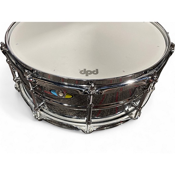 Used Ludwig 14X5.5 Supralite Snare Silver Drum