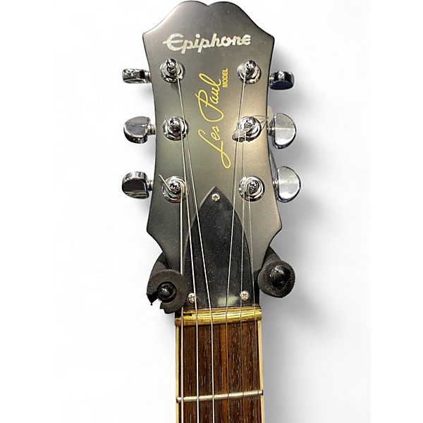 Used Epiphone Vivian Campbell Holy Diver Signature Les Paul Black Solid Body Electric Guitar