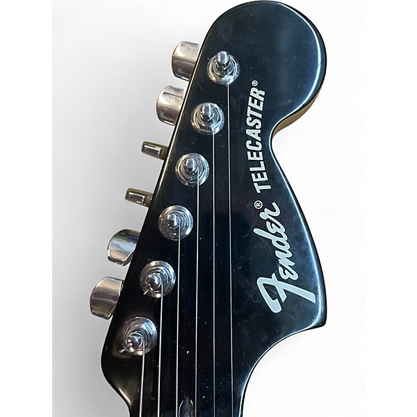 Used Fender TRIPLE DELUXE TELECASTER Black Solid Body Electric Guitar