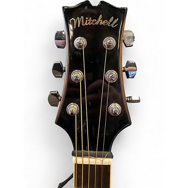 Used Mitchell M0-100SPK Natural Acoustic Guitar
