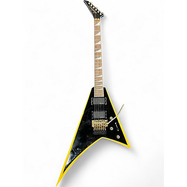 Used Jackson RRX24 Black and Yellow Solid Body Electric Guitar