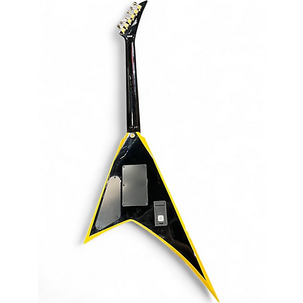 Used Jackson RRX24 Black and Yellow Solid Body Electric Guitar