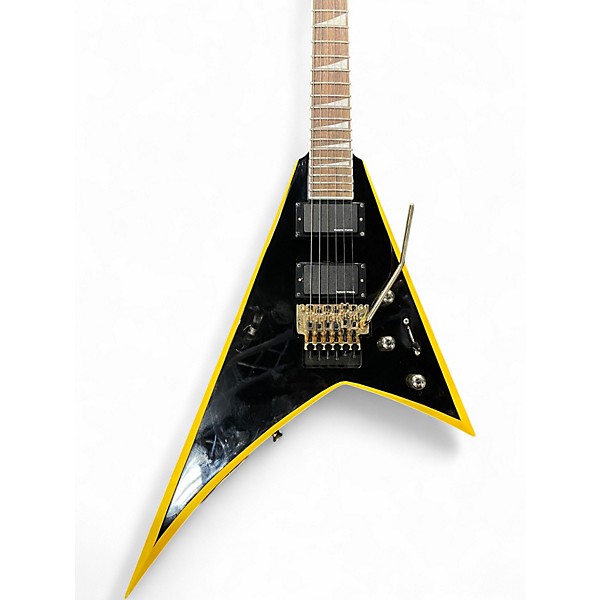 Used Jackson RRX24 Black and Yellow Solid Body Electric Guitar