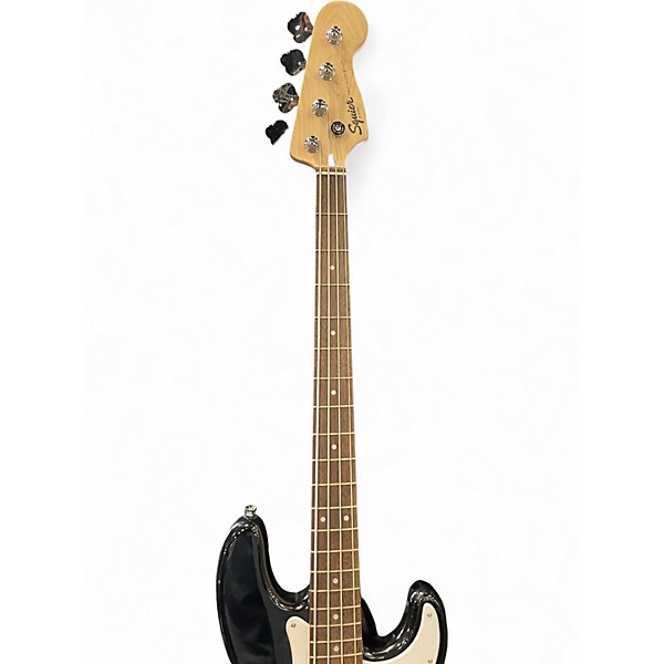 Used Squier Precision Bass Black Electric Bass Guitar