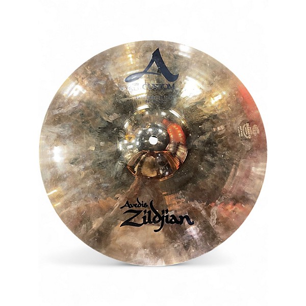 Used Zildjian 14in A Custom Hi Hat Pair Cymbal