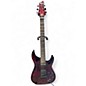 Used Schecter Guitar Research C1 FR-S Silver Mountain Blood Moon Solid Body Electric Guitar thumbnail