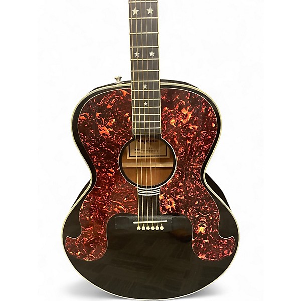 Used Epiphone sq 180 Black Acoustic Guitar