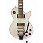 Used Epiphone Les Paul Custom Alpine White Solid Body Electric Guitar