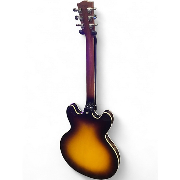Used Gibson ES335 Dot Reissue 3 Tone Sunburst Hollow Body Electric Guitar