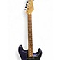 Used 2000s Fender Standard Stratocaster Midnight Blue Solid Body Electric Guitar