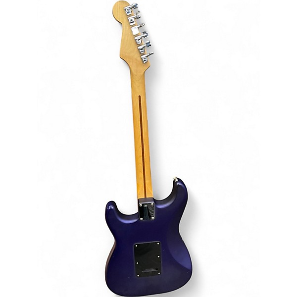 Used 2000s Fender Standard Stratocaster Midnight Blue Solid Body Electric Guitar