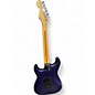 Used 2000s Fender Standard Stratocaster Midnight Blue Solid Body Electric Guitar