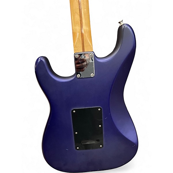 Used 2000s Fender Standard Stratocaster Midnight Blue Solid Body Electric Guitar