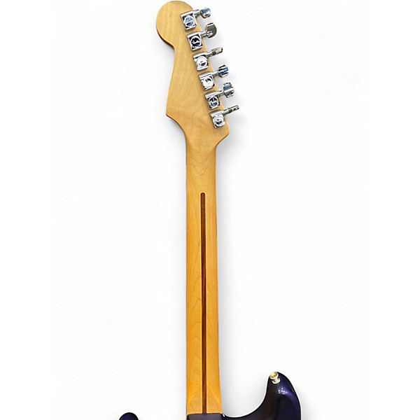 Used 2000s Fender Standard Stratocaster Midnight Blue Solid Body Electric Guitar