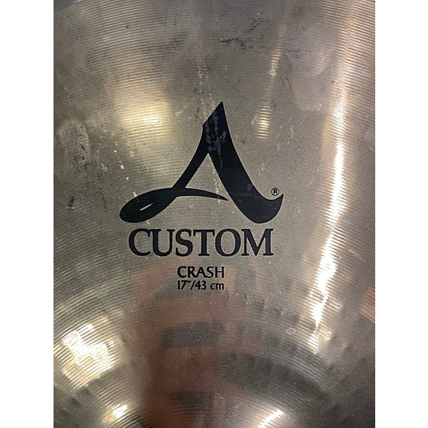 Used Zildjian 17in A Custom Crash Cymbal