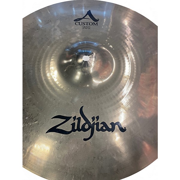 Used Zildjian 17in A Custom Crash Cymbal