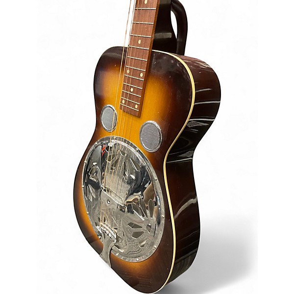 Vintage 1980 Dobro OMI Resonator Sunburst Resonator Guitar