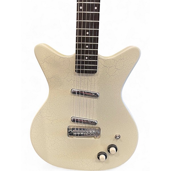 Used Danelectro 59M nos+ Antique White Solid Body Electric Guitar