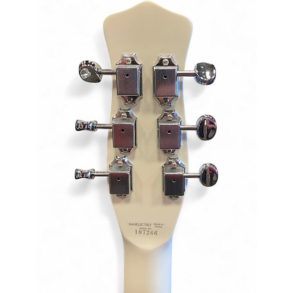 Used Danelectro 59M nos+ Antique White Solid Body Electric Guitar