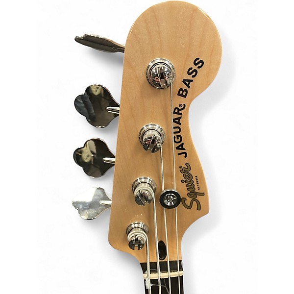 Used Squier JAGUAR BASS Charcoal Electric Bass Guitar