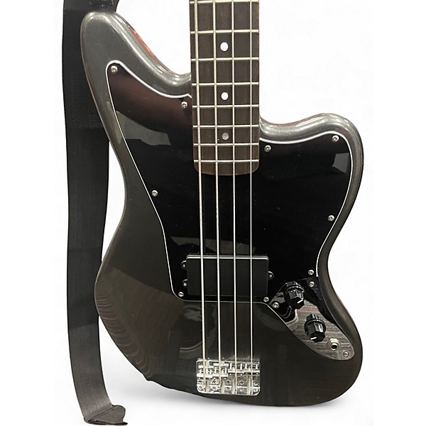 Used Squier JAGUAR BASS Charcoal Electric Bass Guitar