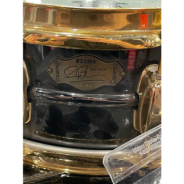 Used TAMA 14.25in SIMON PHILLIPS GLADIATOR BLACK CHROME Drum