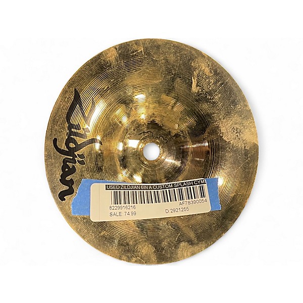 Used Zildjian 6in A Custom Splash Cymbal