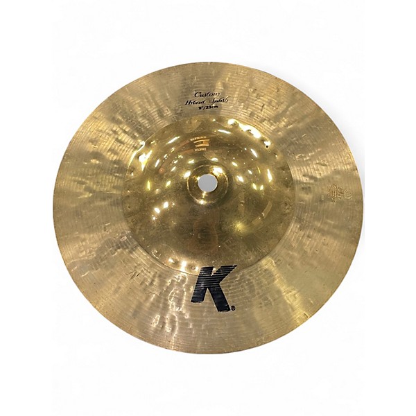 Used Zildjian 9in K Custom Hybrid Splash Cymbal