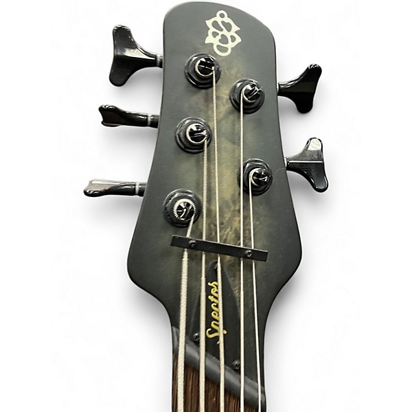 Used Spector NS Dimension 5 Green Electric Bass Guitar