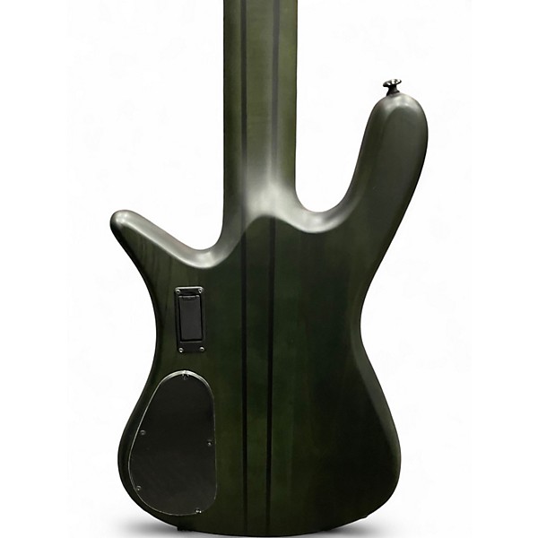 Used Spector NS Dimension 5 Green Electric Bass Guitar