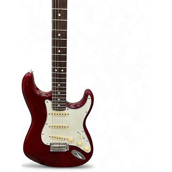 Used Fender Player II STRATOCASTER TRANS CHERRY Solid Body Electric Guitar