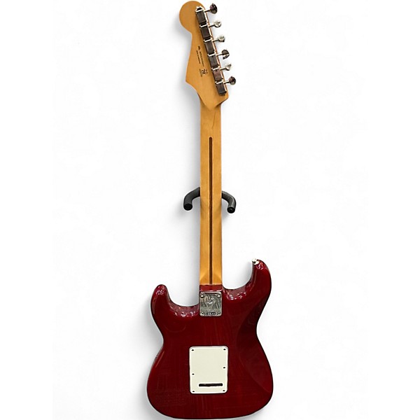 Used Fender Player II STRATOCASTER TRANS CHERRY Solid Body Electric Guitar
