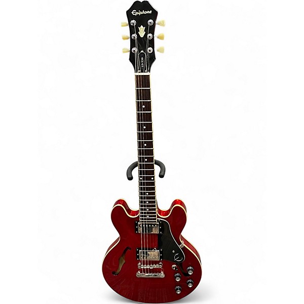 Used Epiphone ES339 Cherry Hollow Body Electric Guitar