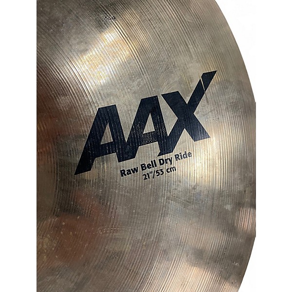 Used SABIAN 21in AAX Raw Bell Dry Ride Cymbal