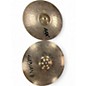 Used SABIAN 14in AAX MEDIUM HI HAT PAIR Cymbal thumbnail