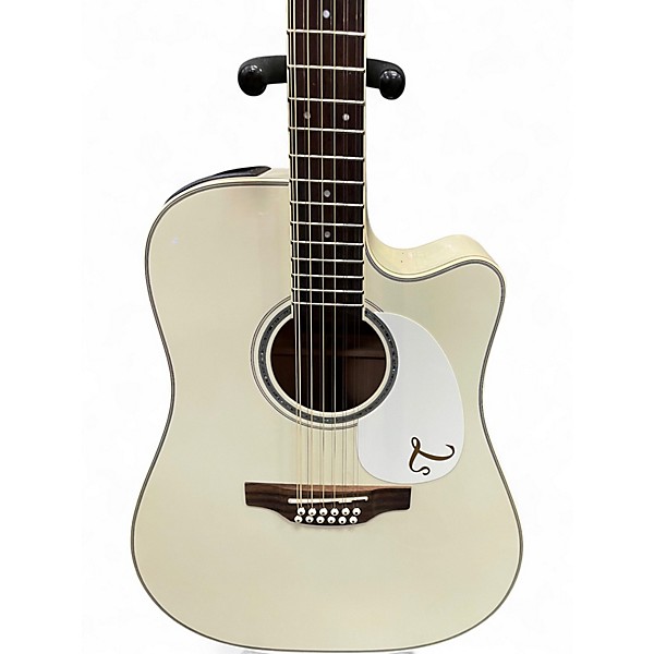 Used Takamine GD37CE Olympic White 12 String Acoustic Guitar