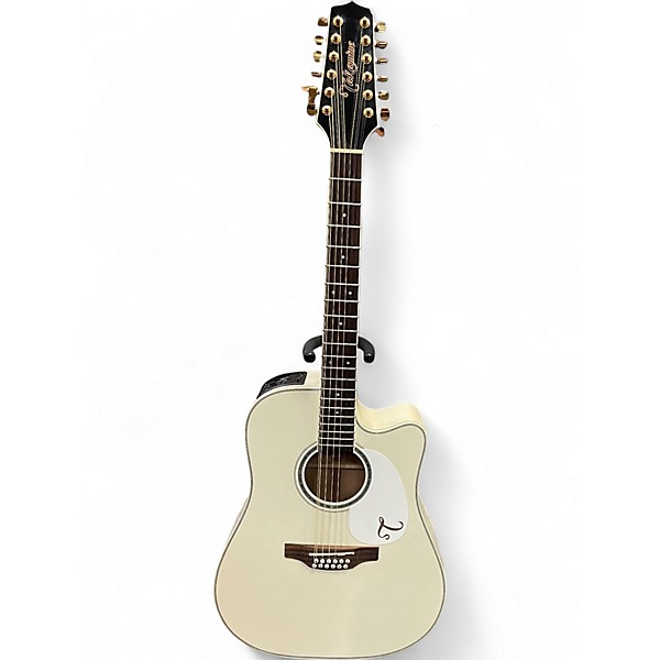 Used Takamine GD37CE Olympic White 12 String Acoustic Guitar