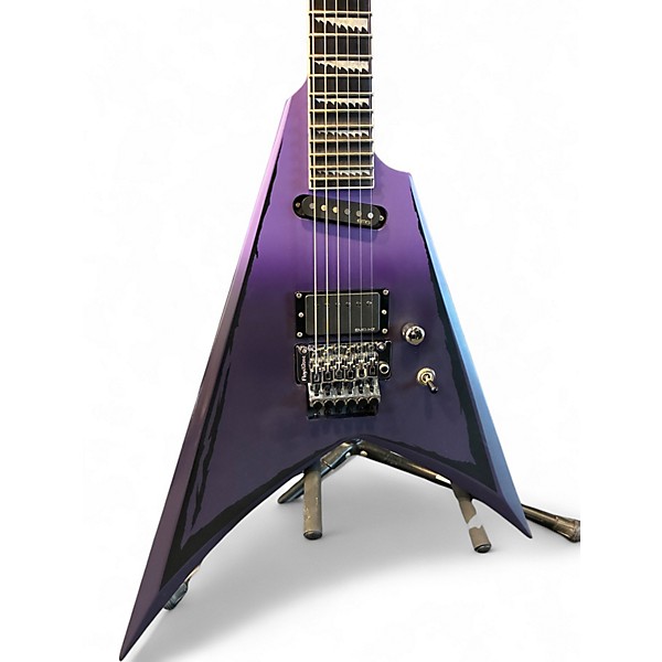Used ESP LTD Alexi Laiho Hexed Purple Fade w/ Pinstripes Solid Body Electric Guitar